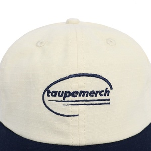 หมวกเบสบอลผ้าทวิลล์คอตตอน 100% สองสี ปักโลโก้ตามสั่ง หมวกทรงแด๊ด ปรับขนาดได้ ทรงวินเทจ ไม่เสริมโครง ขายส่ง สำหรับทุกเพศ - Product Image 1