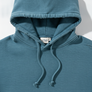 Sudadera con Capucha Casual de Felpa Francesa de Algodón de Color Liso para Hombre, Personalizable, Venta al por Mayor, Exportación a Granel, Transpirable - Product Image 2
