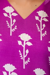 Women's Pair Top-Bottom Dupatta Salwar Kameez Cotton <b>Blend</b> Faux Fabric Modern All Seasons - Product Image 5