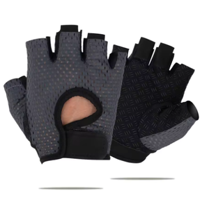 Guantes Deportivos Ligeros de PU para Mujer, Medios Dedos, Transpirables, Antideslizantes, para Levantamiento de Pesas, Ciclismo, Yoga y Entrenamiento - Product Image 1