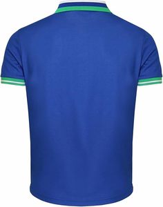 เสื้อโปโลแฟชั่นสำหรับผู้ชาย ดีไซน์คอริบบิ้น ผู้ผลิตเสื้อโปโลแบบ OEM สำหรับแบรนด์เสื้อผ้าระดับโลก เนื้อผ้าบางเบา ระบายอากาศได้ดี - Product Image 3