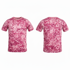 เสื้อยืดแขนสั้นลายพรางสไตล์สปอร์ต ระบายอากาศ แห้งเร็ว คอกลม สำหรับกิจกรรมกลางแจ้ง ฤดูร้อน น้ำหนักเบา เหมาะสำหรับการฝึกซ้อม รับสั่งทำ - Product Image 6