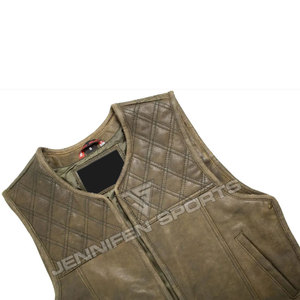 Fabricantes y Proveedores de Chalecos de Cuero para Motociclistas, Casuales, de Invierno, para Hombre, con Logotipo Personalizable, Resistentes al Viento, Hechos en Pakistán - Product Image 3