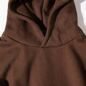 Vente en gros de sweats à capuche personnalisés avec logo brodé, marque privée, coton French Terry, coupe ample, haute qualité, vêtements d'hiver pour hommes - Product Image 4