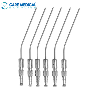 Tubos de Succión Frazier, 6 Piezas, Acero Inoxidable, Juego de Instrumentos Quirúrgicos Neuro Médicos para Oído, Nariz y Garganta, Hecho en Pakistán - Product Image 5