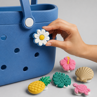 Accesorios Personalizados para Bolsos Bogg, Logotipo, Nombre, Iniciales, PVC, Goma, Regalo, Venta al Por Mayor, Artículos Promocionales de Marca