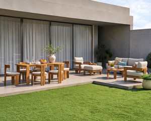 Modern Durable 5 Piece Wooden Dining Set with Solid <b>Back</b> <b>Cushions</b> for Home Furniture - Product Image 2