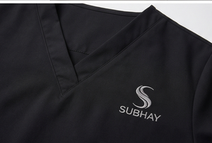 Uniformes Médicos Profesionales de Alta Calidad SUBHAY Unisex para Hospital y Spa, con Tela 100% Algodón Tejido - Product Image 3