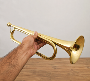 Trompette durable, instrument à vent professionnel en laiton, facile à jouer, idéal pour la marche - Product Image 3