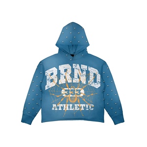 Sudadera con capucha y diseño gráfico recortado, estampado llamativo, estilo urbano atrevido, corte holgado, moderno y juvenil, un accesorio de moda. - Product Image 3