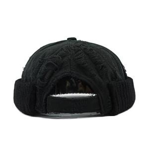 Unisex Ripped Striped Earflap Beanie Hat 100% Acrylic Street Style <b>Winter</b> <b>Cap</b> for Children Casual Wear Adjustable Knitted Ribbed - Product Image 4