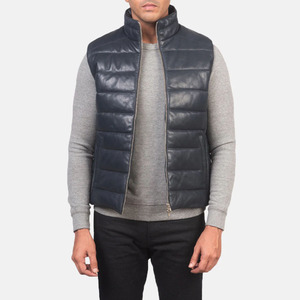 Gilet matelassé d'hiver pour homme, isolé, résistant à l'eau, coupe-vent, fermeture éclair, léger, sans manches, pour le travail, la pêche, la randonnée - Product Image 2