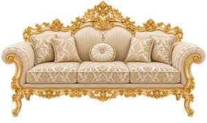 Juego de Sofás de Lujo en Forma de Corazón para el Hogar, Estilo Rococó, Muebles Tallados de Estilo Barroco para Sala de Estar, Juego de Sofás de 7 Plazas con Mesa, Reino Unido - Product Image 2