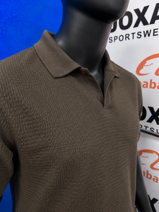 เสื้อผู้ชายทรงโอเวอร์ไซส์ผ้าวาฟเฟิลเนื้อแน่นสีพื้น |   เสื้อเชิ้ตแขนสั้นเนื้อผ้าพรีเมียมระบายอากาศได้ดี สไตล์ลำลอง ปี 2026 - Product Image 5