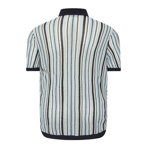 Camisa de Punto de Manga Larga para Hombre, Corte Regular, 100% Algodón, Transpirable, Informal, con Botones, para Verano - Product Image 2