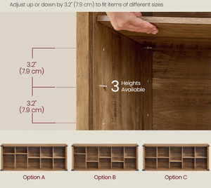Meuble à chaussures contemporain en bois massif personnalisable, rangement multifonctionnel rétro, armoire intégrée pour entrée, mobilier de maison - Product Image 4