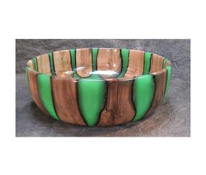 Tazón de Resina Epoxi Hecho a Mano, Diseño Contemporáneo para Decoración de Comedor Moderno, Presentación de Frutas, Ecológico, Apto para Lavavajillas - Product Image 4