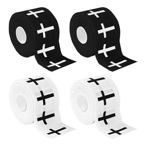 1.5IN 2IN pamuk çinko oksit beyaz spor bant hıristiyan atletik bant spor için çapraz atletik bilek bandı - Product Image 1