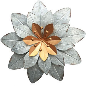 Arte de Pared Decorativo de Hierro Galvanizado, Decoración de Pared para el Hogar, Sala de Estar, Diseño Floral, Arte para Colgar en la Pared - Product Image 2