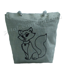 Bolsa de Playa de Yute Elegante para Mujer, Laminada en PP con Cierre de Cremallera Superior, Bolsillo con Cremallera Colgante, Asa de Cuerda Trenzada, Bolsas Promocionales para Chicas - Product Image 2