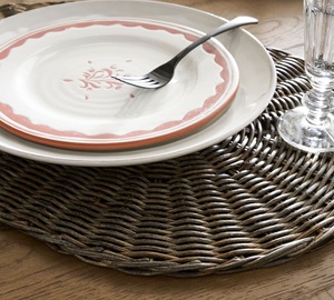 Nhat Minh MCK05 Set de table ovale en rotin naturel, écologique, design personnalisable, pour la vente en gros, tissé à la main au Vietnam, pour le rangement - Product Image 3