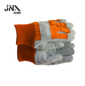 Guantes de Trabajo de Cuero con Costuras Reforzadas, Guantes Industriales Resistentes para Trabajos de Elevación - Product Image 2
