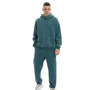 Fabricant OEM – Survêtement streetwear pour homme délavé à l'acide, qualité supérieure, en molleton de coton épais, vente en gros - Product Image 1