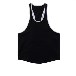 Men's Light Blue Solid Color Breathable Knitted Tank Top Casual O-Neck Sleeveless Shirt - Product Image 6