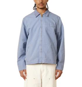 Veste en sergé de coton à manches longues avec logo brodé, style décontracté et tendance pour homme, matériau de haute qualité pour une image professionnelle - Product Image 1