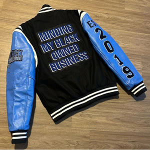 Chaqueta de invierno de diseño personalizado OEM para hombre, chaqueta de alta calidad transpirable de talla grande con cuello levantado, nuevo estándar - Product Image 6