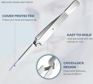 Pince à bracket de collage direct dentaire professionnelle de haute qualité, instruments réutilisables, fabricant - Product Image 5