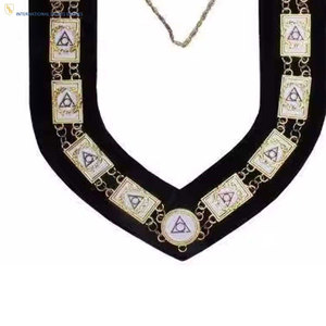 Collier de Collation Maçonnique Brodé Sur Mesure, Écologique et Professionnel, avec un Design Élégant et des Matériaux de Haute Qualité - Product Image 5