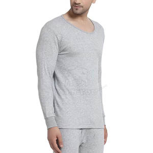 Chemise thermique de haute qualité 100% coton, écologique, respirante, extensible, chaude, idéale pour l'entraînement hivernal, vêtements décontractés pour hommes - Product Image 2