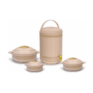 Majestic Food Warmer Cooler Set 4PC Luxury Insulated Casserole Hot Pot Set Serving Containers for Home & Catering - Product Image 1