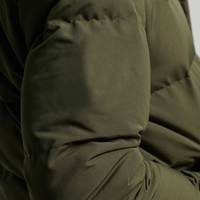 Dernier design de veste matelassée en toile pour homme, personnalisable, respirante, écologique, coupe-vent, décontractée, hiver, prix d'usine