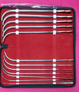 ชุดขยายท่อปัสสาวะแบบโค้ง 8 ชิ้น Hegar Dilator Set แบบกำหนดเองได้ สำหรับการผ่าตัดทางนรีเวช คุณภาพดี ได้รับมาตรฐาน CE - Product Image 3
