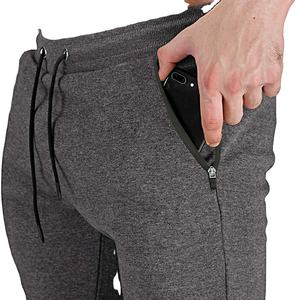 Pantalones Deportivos Ligeros y Ecológicos para Hombre, Estilo Urbano, Transpirables, de Algodón, para Gimnasio, Fitness y Entrenamiento, con Cierre de Cordón - Product Image 6