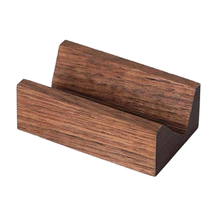 Natural Wood Business <b>Card</b> Display Stand 12 Pieces Promotional Office Product Natural Wood Pen <b>Card</b> Holder - Product Image 3