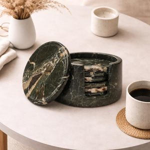 Luxury <b>coasters</b> handmade <b>coasters</b> premium <b>coaster</b> <b>set</b> round marble <b>coasters</b> table <b>coasters</b> coffee <b>coaster</b> <b>set</b> - Product Image 1
