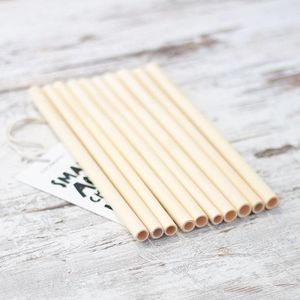(VIET DELTA) Pajitas de Bambú Natural Ecológicas, 100% Compostables, Sin Plástico/Decorativas para Fiestas y Bares - Product Image 5