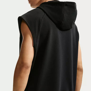 Gym Training Men <b>Sleeveless</b> Bodybuilding <b>Hoodie</b> Direct Factory Suppler Casual Wear Men <b>Sleeveless</b> Hoodies For Online Sale - Product Image 3
