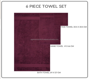 Juego de Toallas de Baño de Algodón de 400 GSM, Suaves y de Secado Rápido, para Cara, Manos y Cabello, Alfombra de Baño, para Hotel, Spa, Resort, Gimnasio, Hospital, Exportación, Venta al Por Mayor OEM - Product Image 3