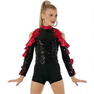 Camiseta de Equipo Cómoda de Alta Calidad con Logotipo Personalizado y Pedrería, Tela Suave, Perfecta para Actividades de Grupo, Uniforme de Animadoras - Product Image 4