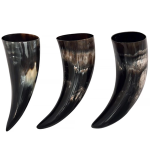 Jarra Vikinga Auténtica de Diseño Clásico para Bebidas Frías, Vaso para Whisky con Funda de Cinturón, Soporte para Cuerno de Caza - Product Image 6