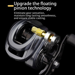 Carrete de Pesca Takuma P1 II, Potencia de Frenado de 5 kg, Gran Capacidad de Hilo, Engranajes Principales de Latón, Cuerpo de Carrete de Nailon, Universal para Río - Product Image 4