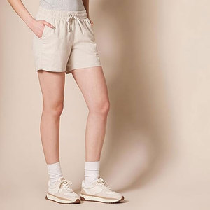 New style Women Cotton Casual Shorts Elastic Waist Soft Fabric <b>Lounge</b> Summer Training Fitness Shorts - Product Image 3