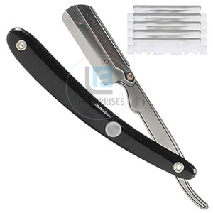 <b>Men</b> Grooming Tools Custom Straight Shaving <b>Razors</b> with Wood Handle and Stainless Steel Sustainable New Style - Product Image 2
