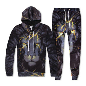 High Quality Custom Full Sublimation Pink Tracksuits for Women and <b>Men</b> Winter Letter Printed Sports Outfit - Product Image 1