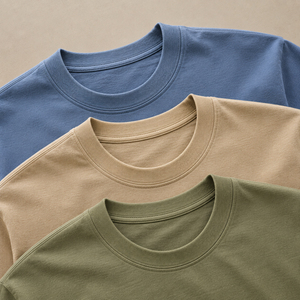 เสื้อยืดผู้ชายแบบ OEM สั่งทำพิเศษ ผ้าฝ้าย 100% คุณภาพระดับพรีเมียม คอกลม ทรงหลวม ไหล่ตก สไตล์สตรีทแวร์ เสื้อยืดโอเวอร์ไซส์สำหรับผู้ชาย - Product Image 3