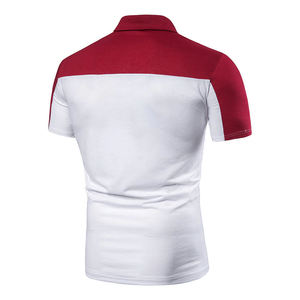 เสื้อเชิ้ตผู้ชายแบบสั่งทำคุณภาพสูงขายส่ง OEM สำหรับฤดูร้อน ผ้าสแปนเด็กซ์/โพลีเอสเตอร์ มีกระเป๋า ป้องกันรอยยับ แขนสั้น ผ้าถัก - Product Image 3
